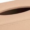Caja dispensadora de pañuelos piel sintética beige